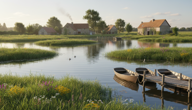 découvrez carentan-les-marais, un havre de paix où la nature et les eaux rythment une vie tranquille et authentique.